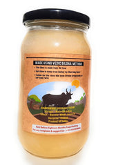 100% Pure A2 Cow Desi Ghee By Dhanowa Greens | Made With Traditional Bilona Method Healthy Desi Cow Ghee Good For Taste | (400ml) 13.5 Ounce | Jar Pack